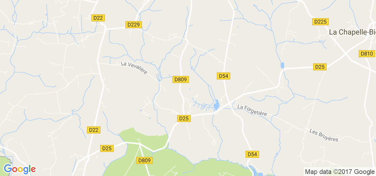 map de la ville de Larchamp