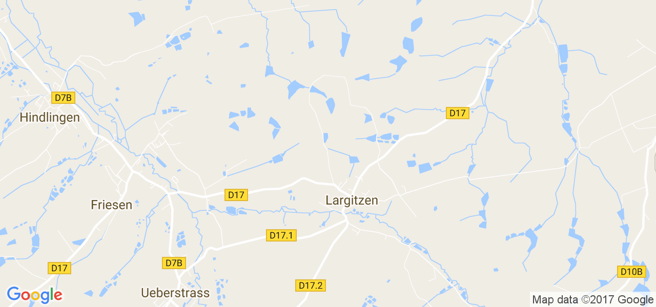 map de la ville de Largitzen