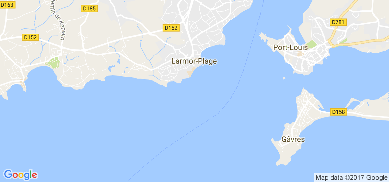 map de la ville de Larmor-Plage