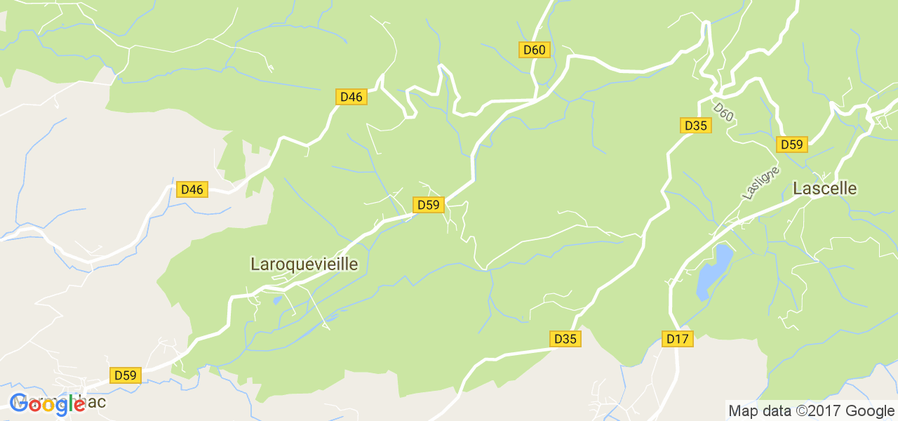 map de la ville de Laroquevieille