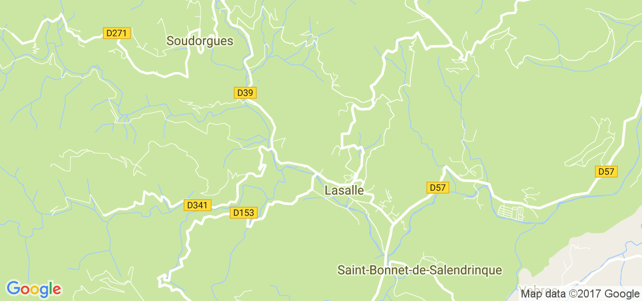 map de la ville de Lasalle