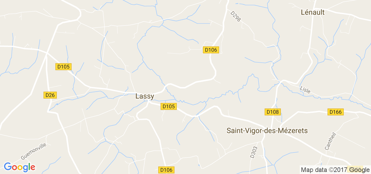 map de la ville de Lassy