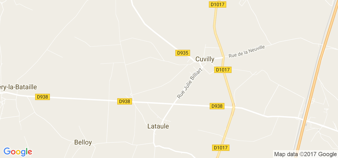 map de la ville de Lataule