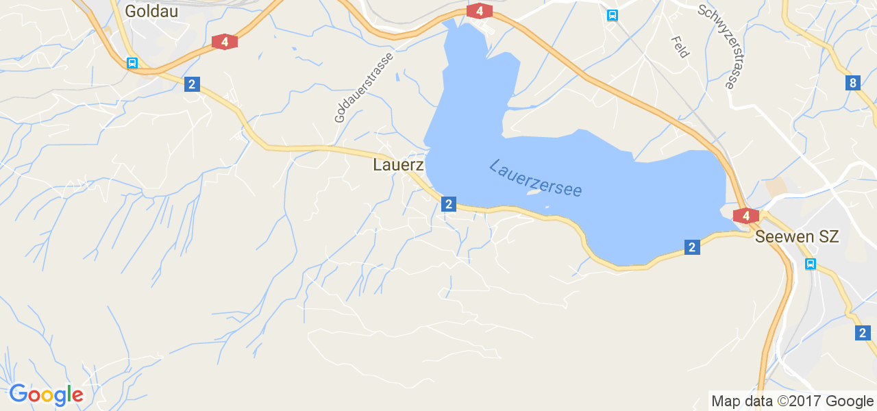 map de la ville de Lauerz