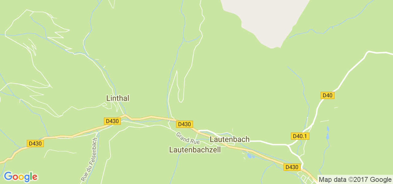 map de la ville de Lautenbach