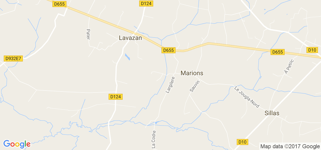 map de la ville de Lavazan