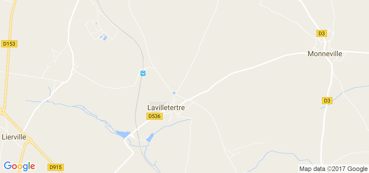 map de la ville de Lavilletertre