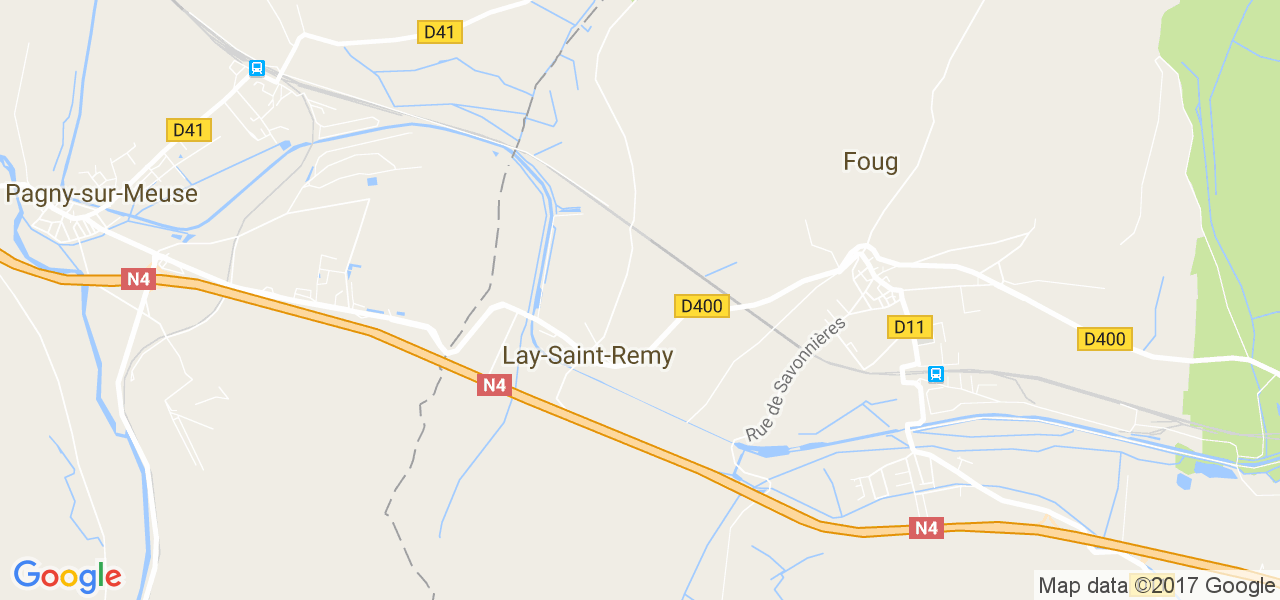 map de la ville de Lay-Saint-Remy