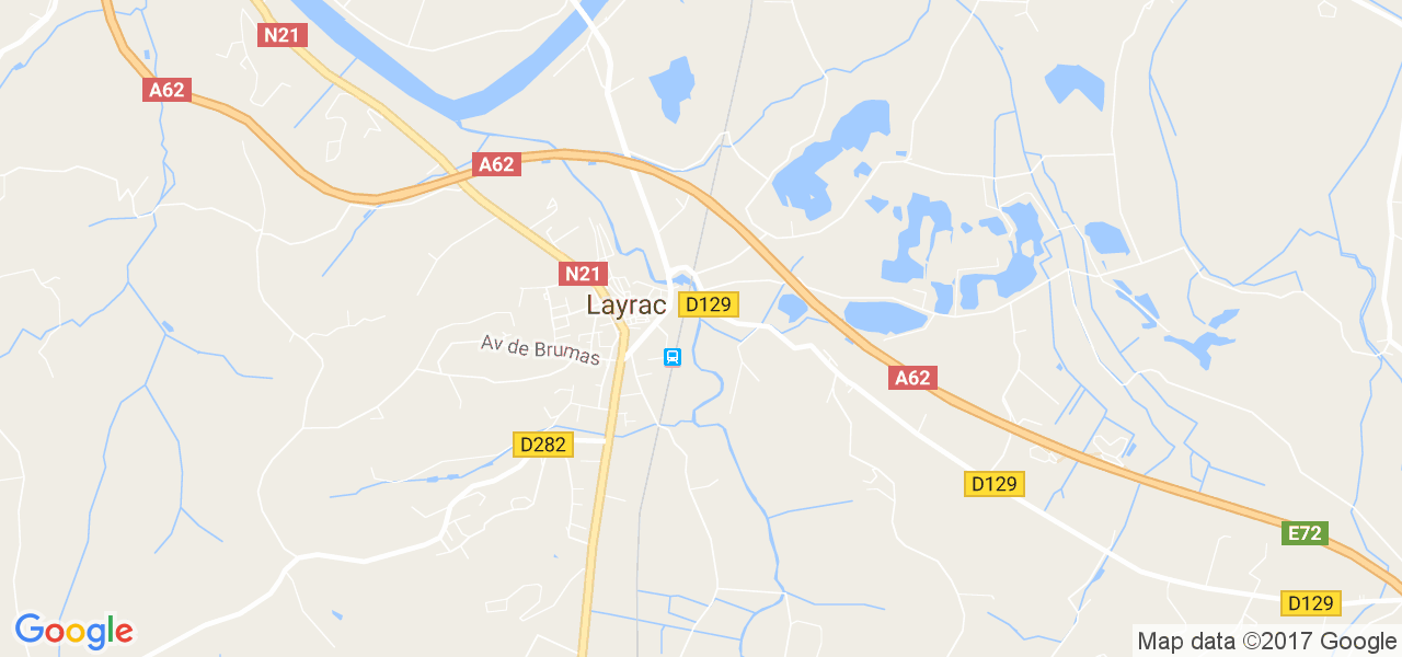 map de la ville de Layrac