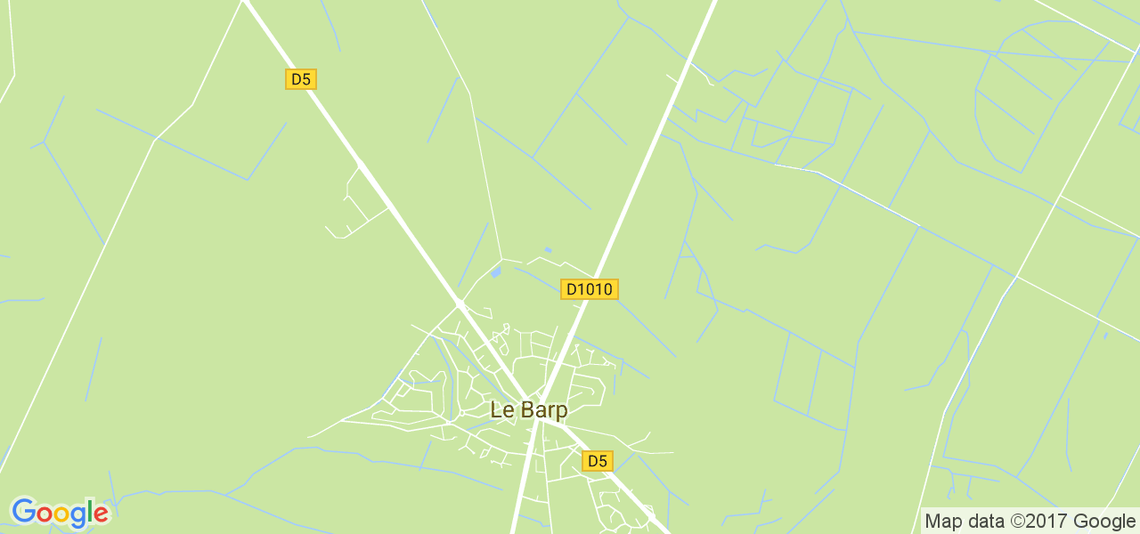 map de la ville de Le Barp