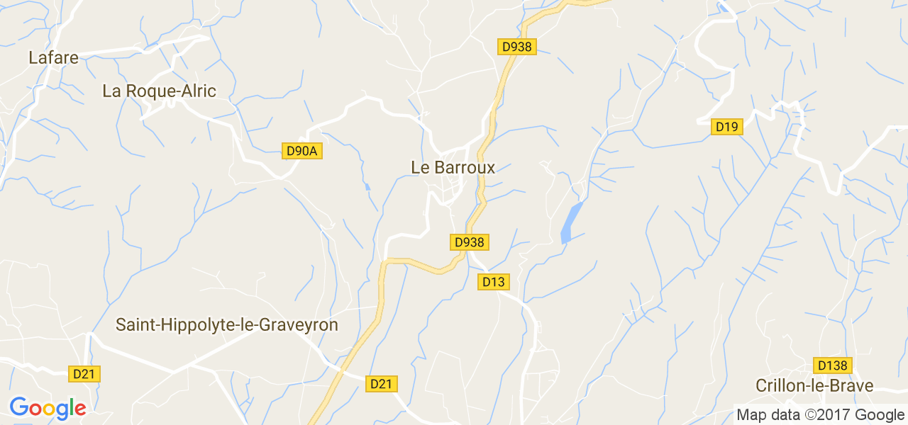 map de la ville de Le Barroux