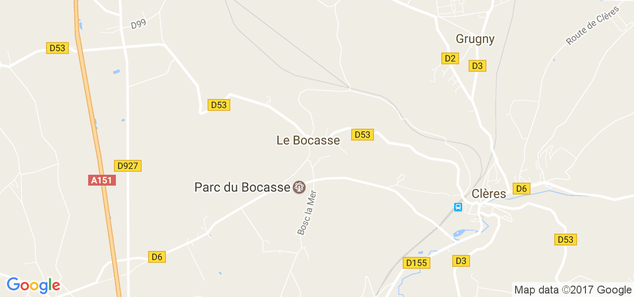 map de la ville de Le Bocasse