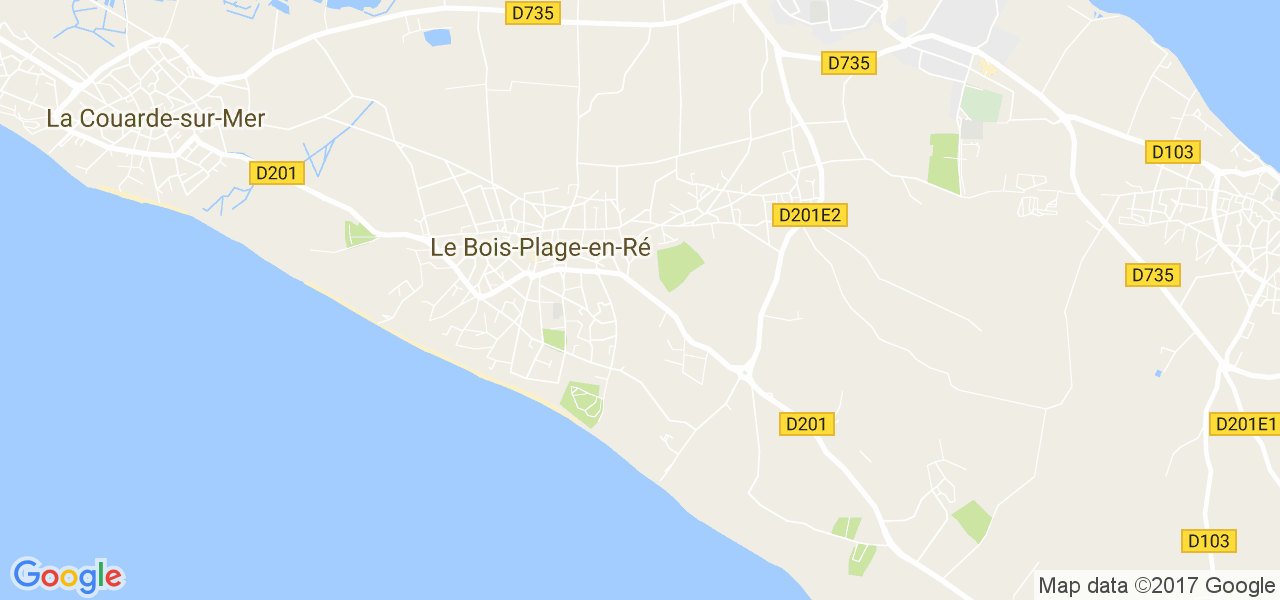 map de la ville de Le Bois-Plage-en-Ré