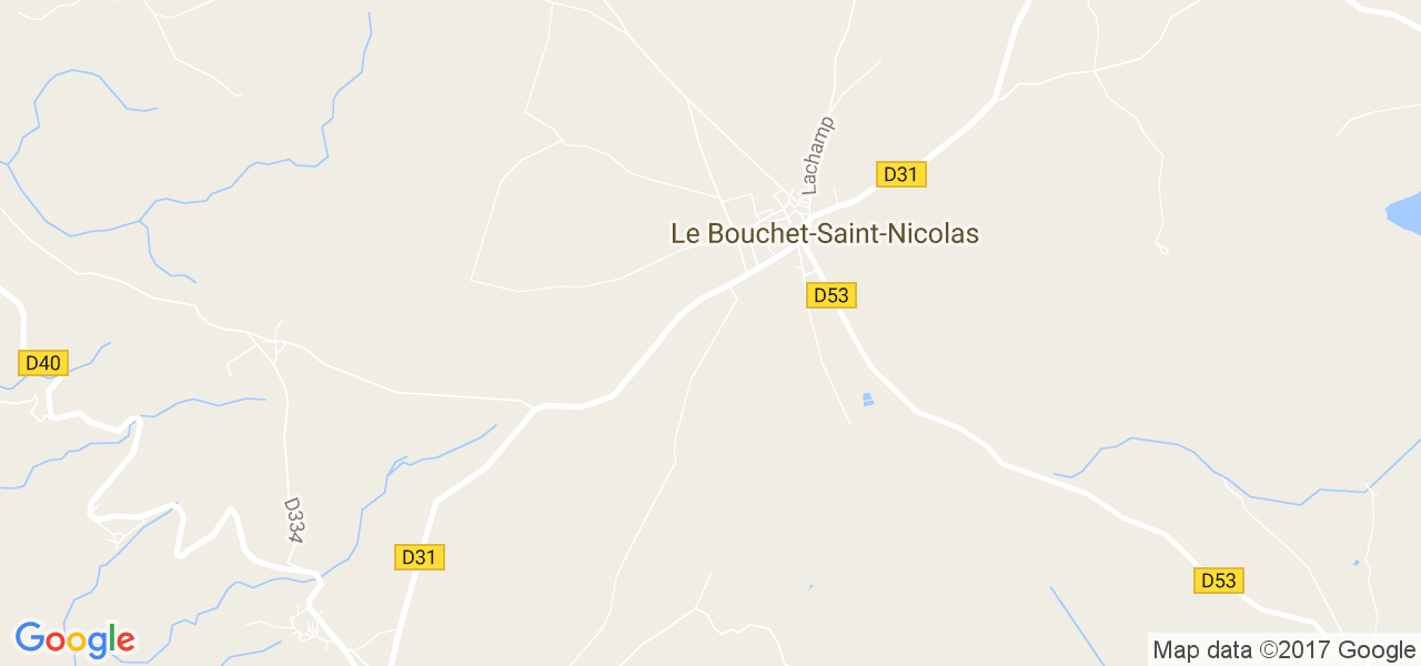 map de la ville de Le Bouchet-Saint-Nicolas