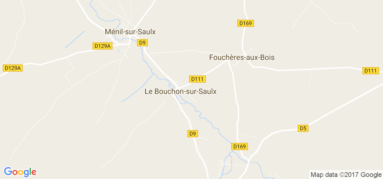 map de la ville de Le Bouchon-sur-Saulx