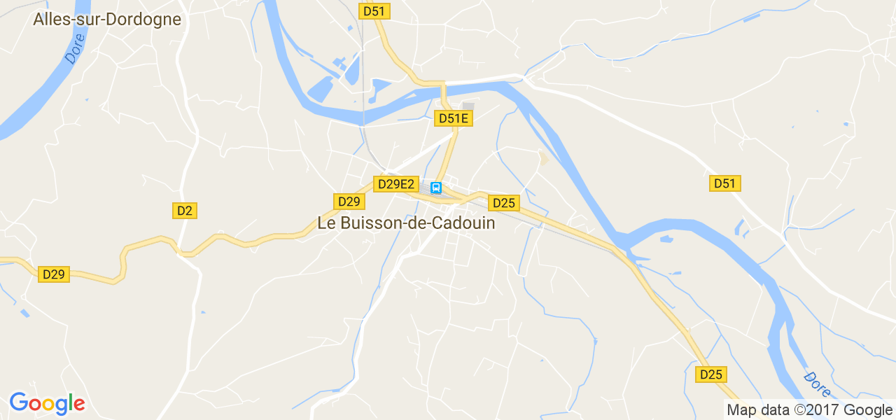 map de la ville de Le Buisson-de-Cadouin