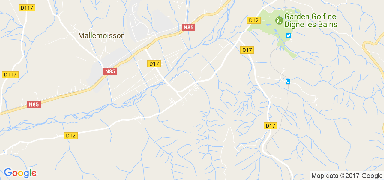 map de la ville de Le Chaffaut-Saint-Jurson