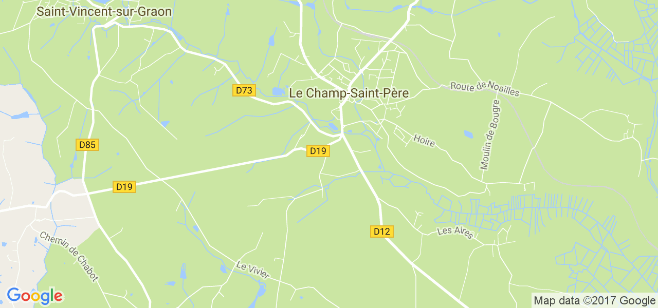 map de la ville de Le Champ-Saint-Père