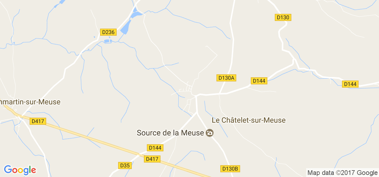 map de la ville de Le Châtelet-sur-Meuse