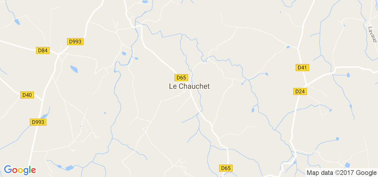 map de la ville de Le Chauchet