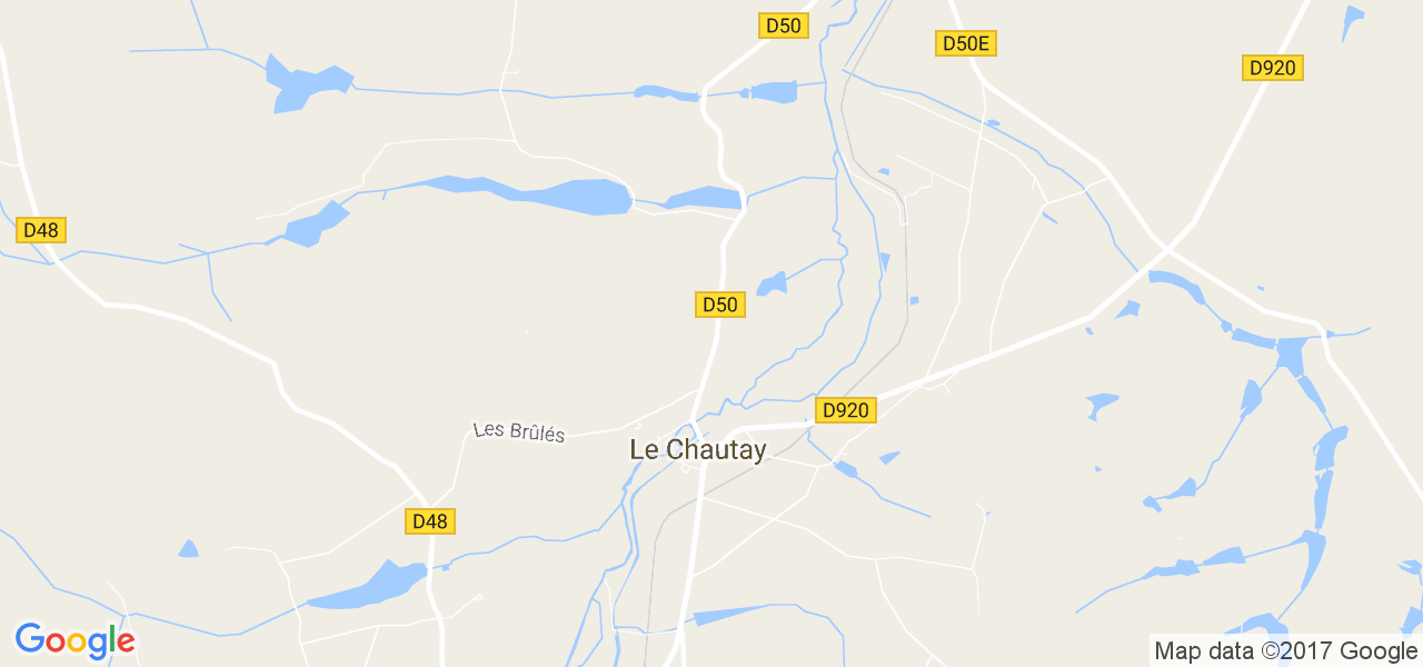map de la ville de Le Chautay
