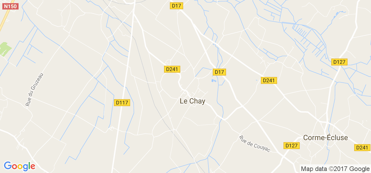 map de la ville de Le Chay