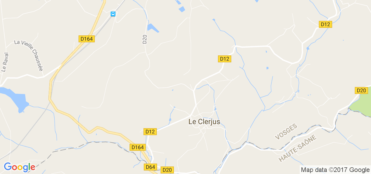 map de la ville de Le Clerjus