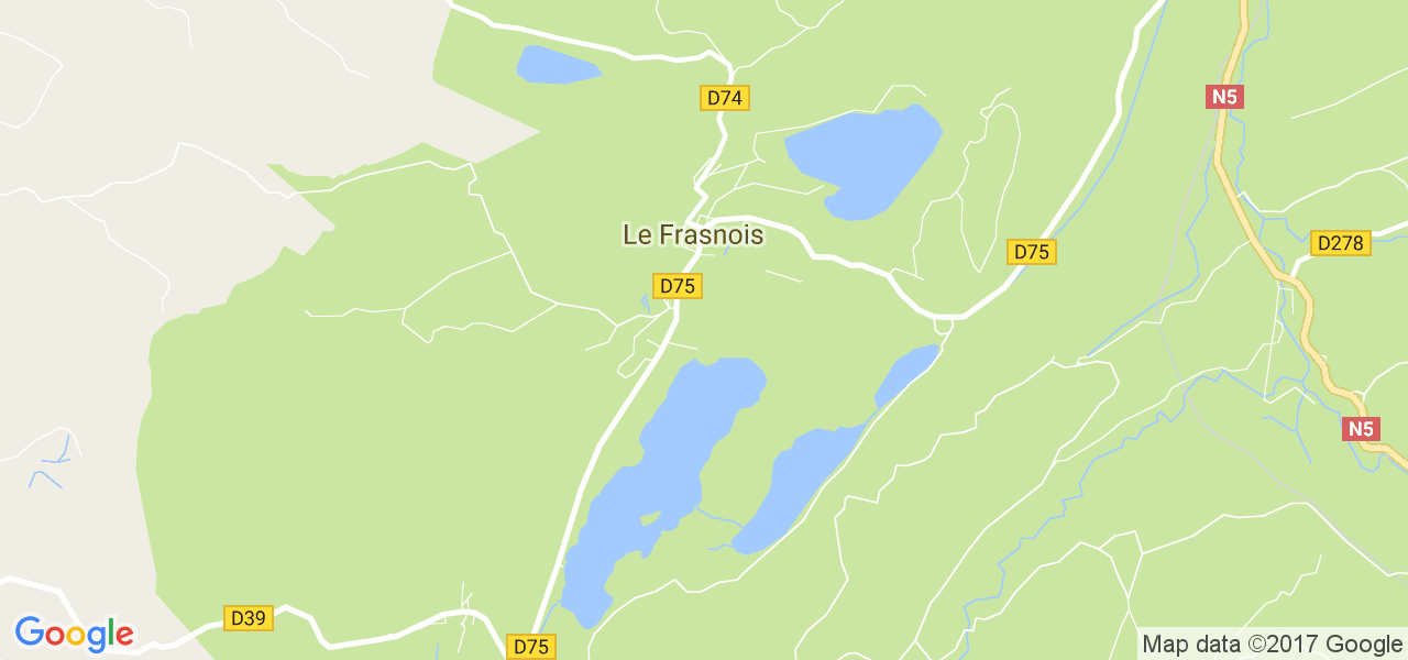 map de la ville de Le Frasnois