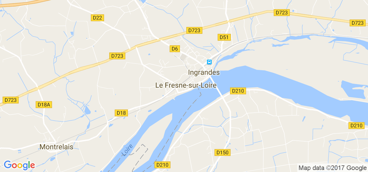 map de la ville de Le Fresne-sur-Loire