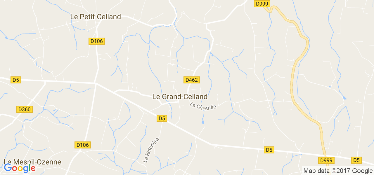 map de la ville de Le Grand-Celland