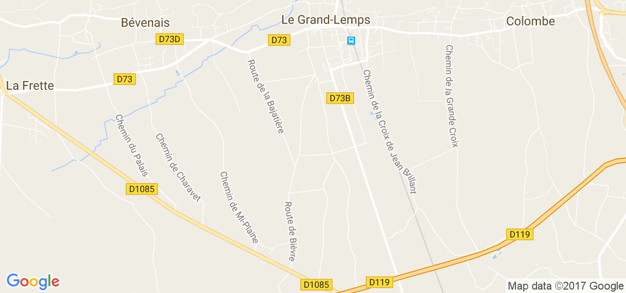 map de la ville de Le Grand-Lemps