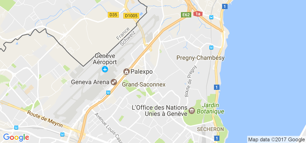 map de la ville de Le Grand-Saconnex