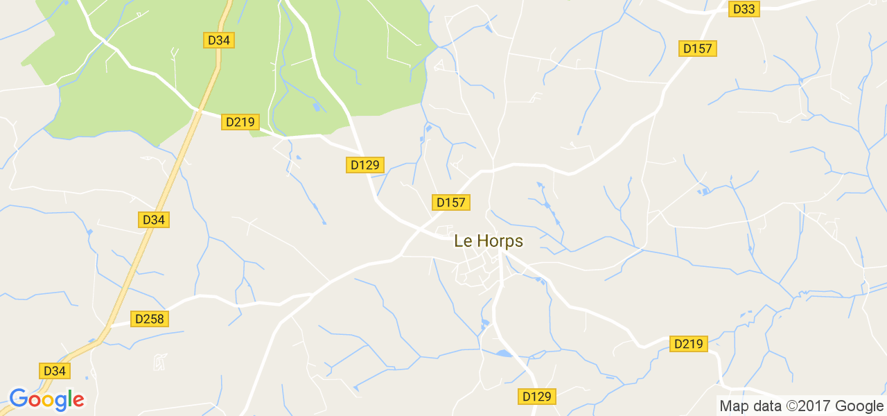 map de la ville de Le Horps