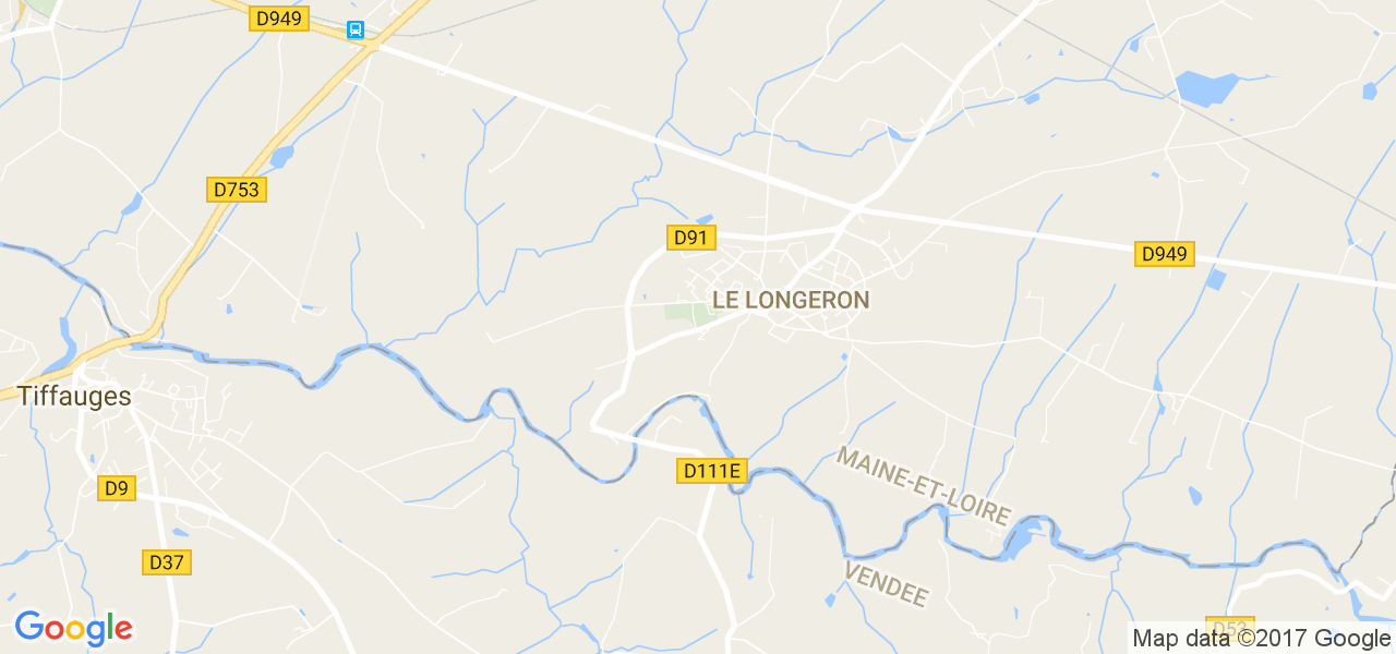 map de la ville de Le Longeron