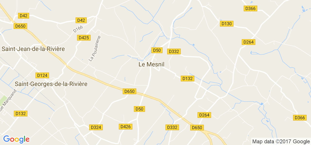 map de la ville de Le Mesnil