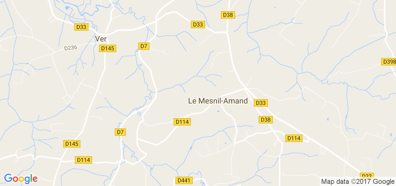 map de la ville de Le Mesnil-Amand