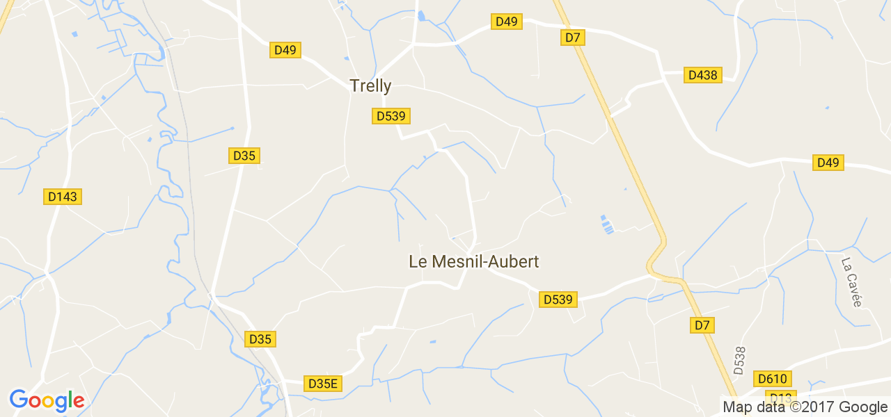 map de la ville de Le Mesnil-Aubert