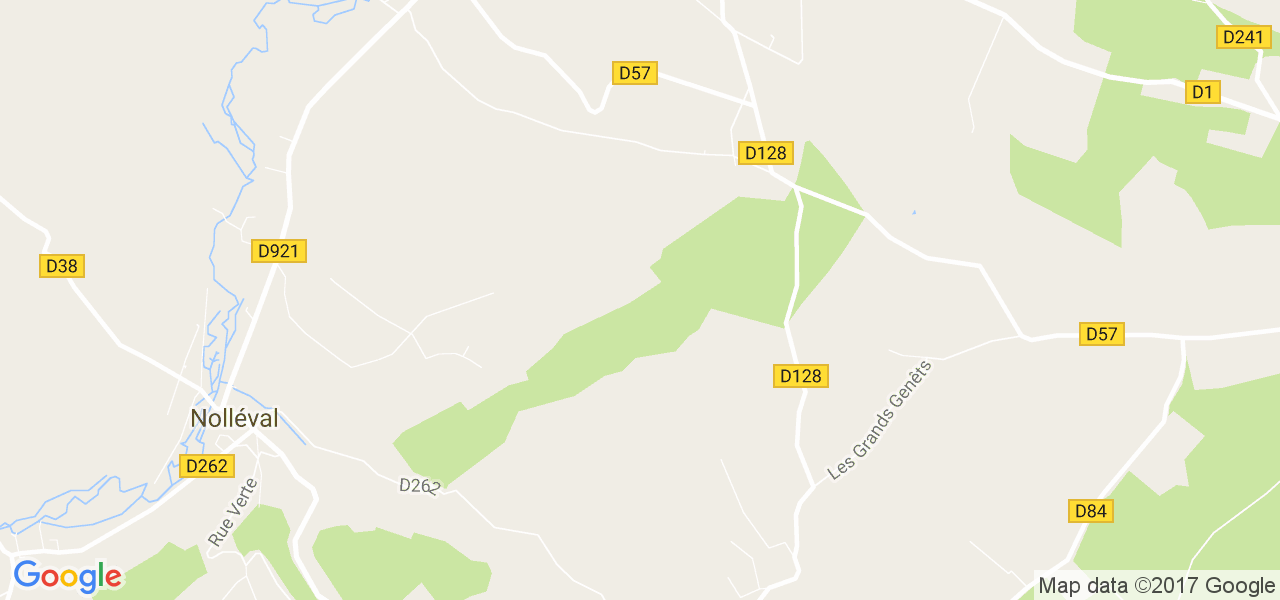 map de la ville de Le Mesnil-Lieubray