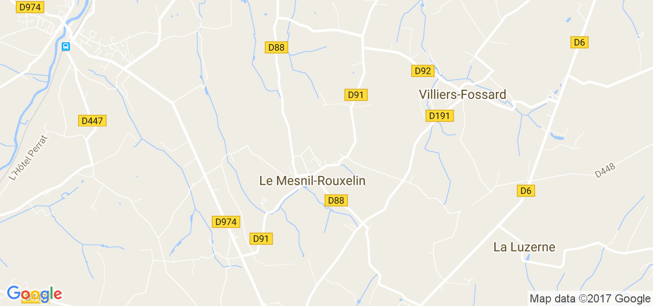 map de la ville de Le Mesnil-Rouxelin