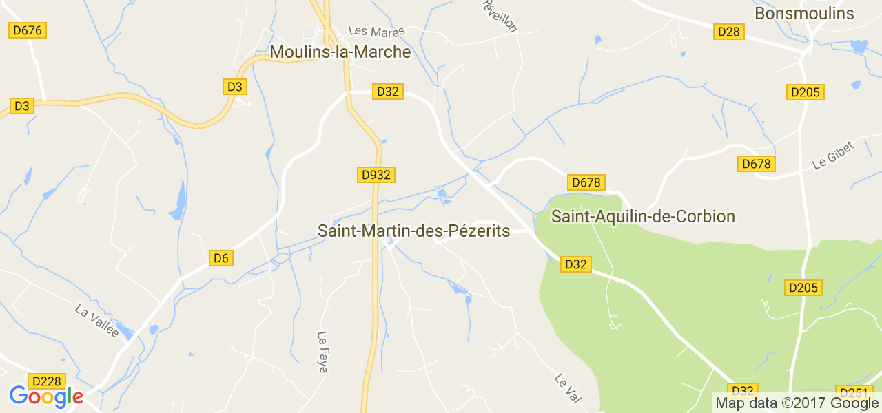 map de la ville de Le Mont-Saint-Michel