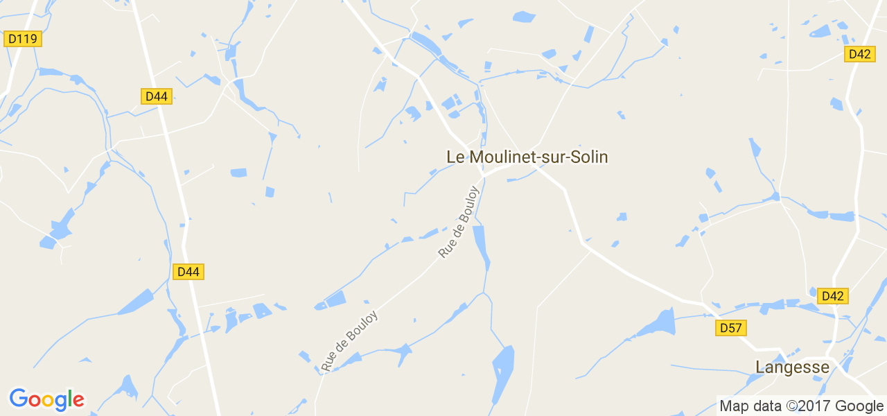 map de la ville de Le Moulinet-sur-Solin