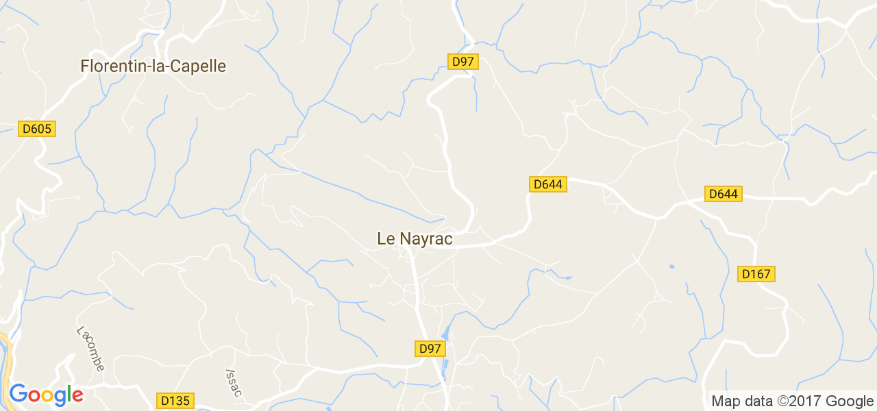 map de la ville de Le Nayrac