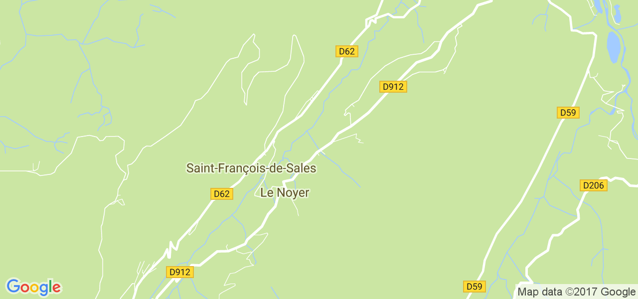 map de la ville de Le Noyer