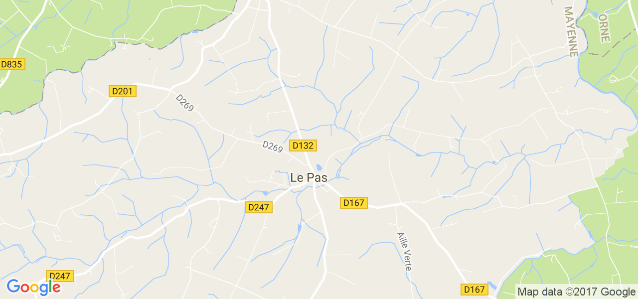 map de la ville de Le Pas