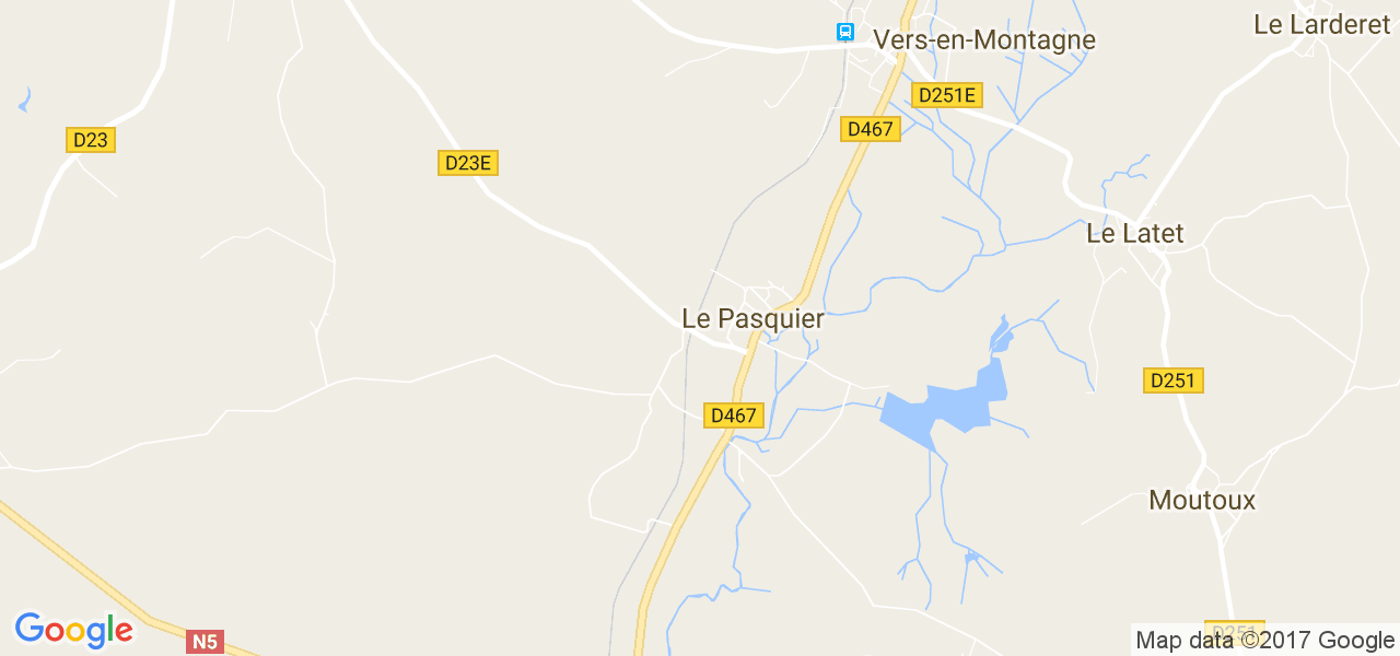 map de la ville de Le Pasquier