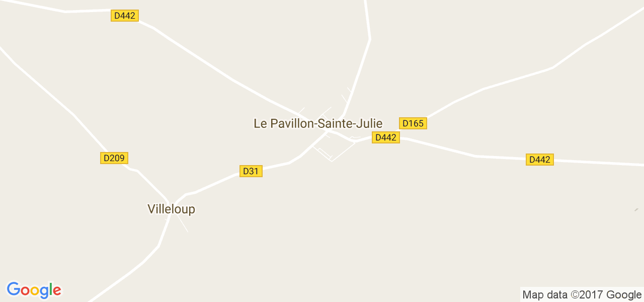 map de la ville de Le Pavillon-Sainte-Julie