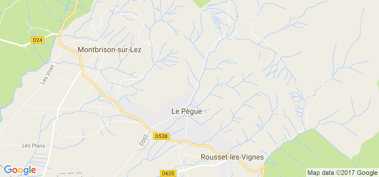 map de la ville de Le Pègue