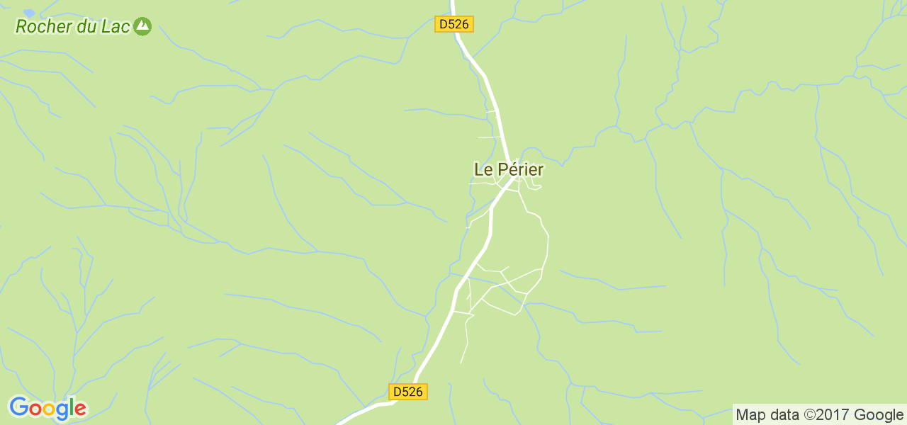 map de la ville de Le Périer