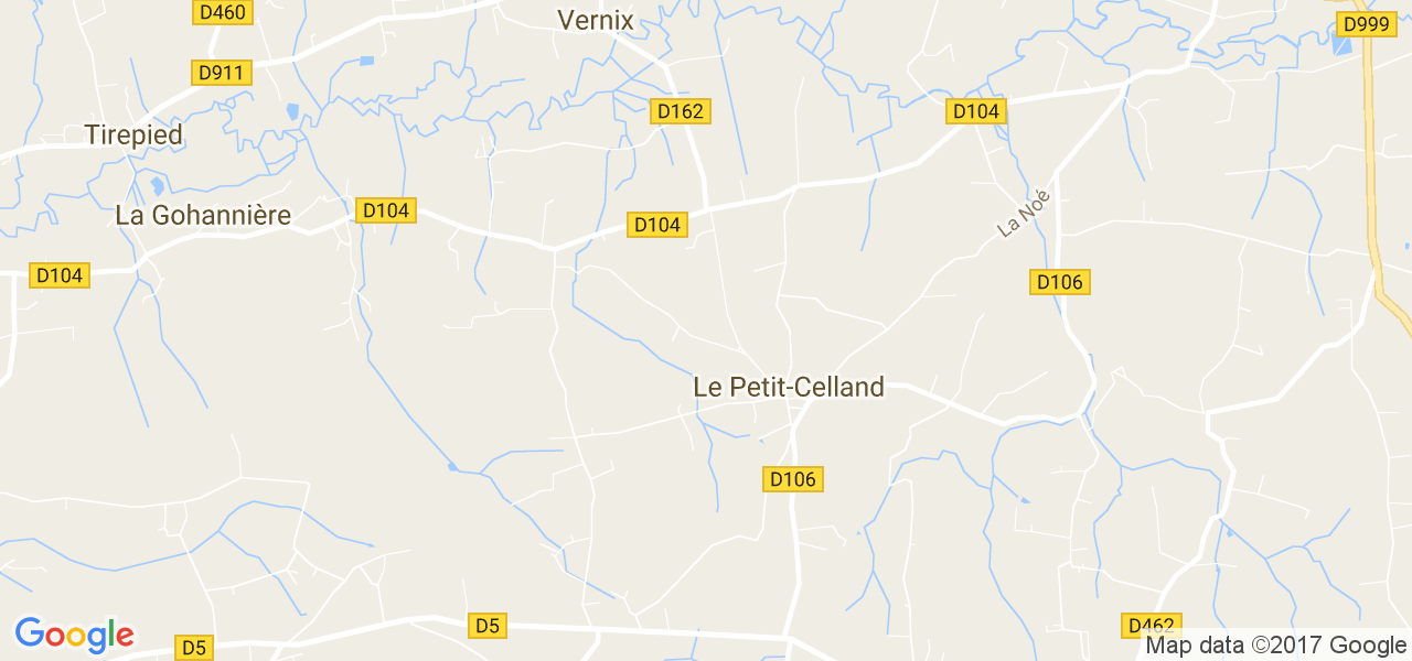 map de la ville de Le Petit-Celland