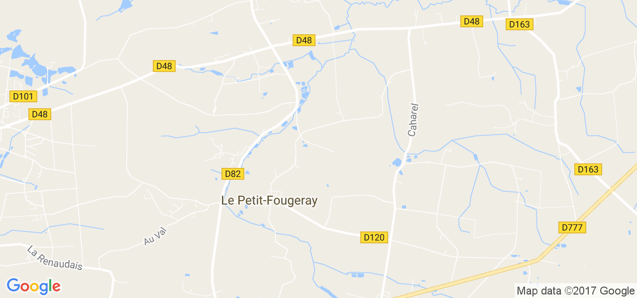 map de la ville de Le Petit-Fougeray